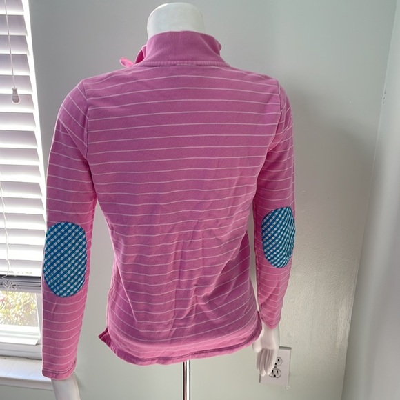 VINEYARD VINES pink striped quarterzip pullover sweatshirt - Picture 5 of 8